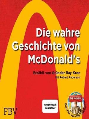 cover image of Die wahre Geschichte von McDonald's